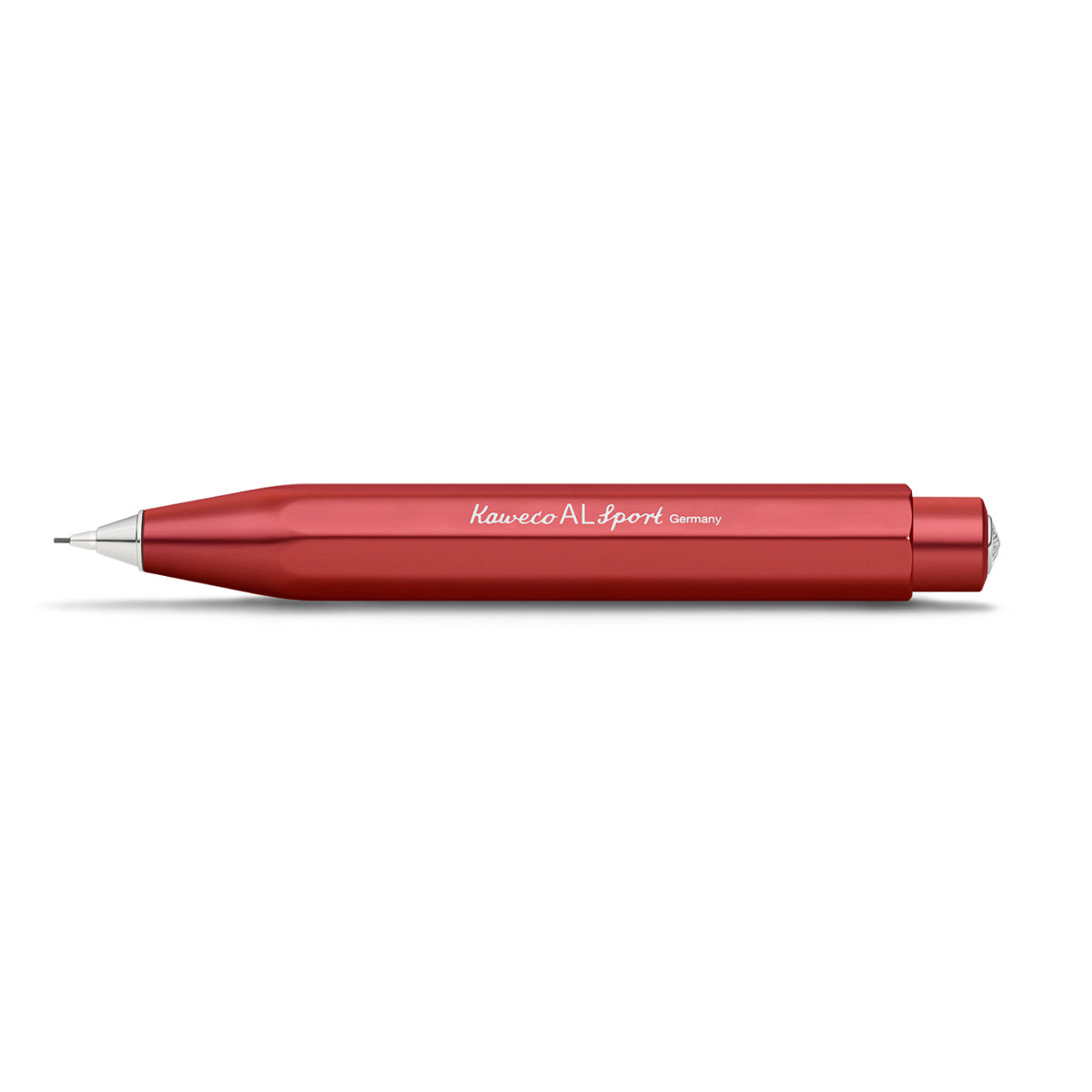 Kaweco AL SPORT Vulpotlood Rood│art. 1511604│ liggend met schaduw