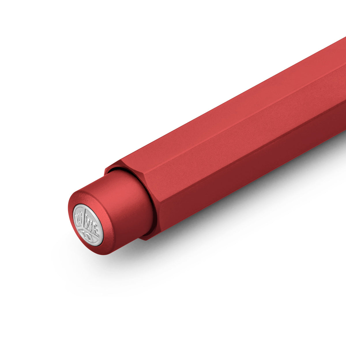 Kaweco AL SPORT Vulpotlood Rood│art. 1511604│detail drukknop met logo