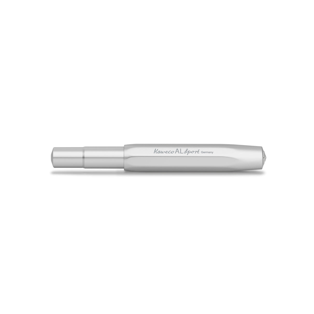 Kaweco AL SPORT Roller Ball Zilver│art. 1510716│liggend met gesloten dop