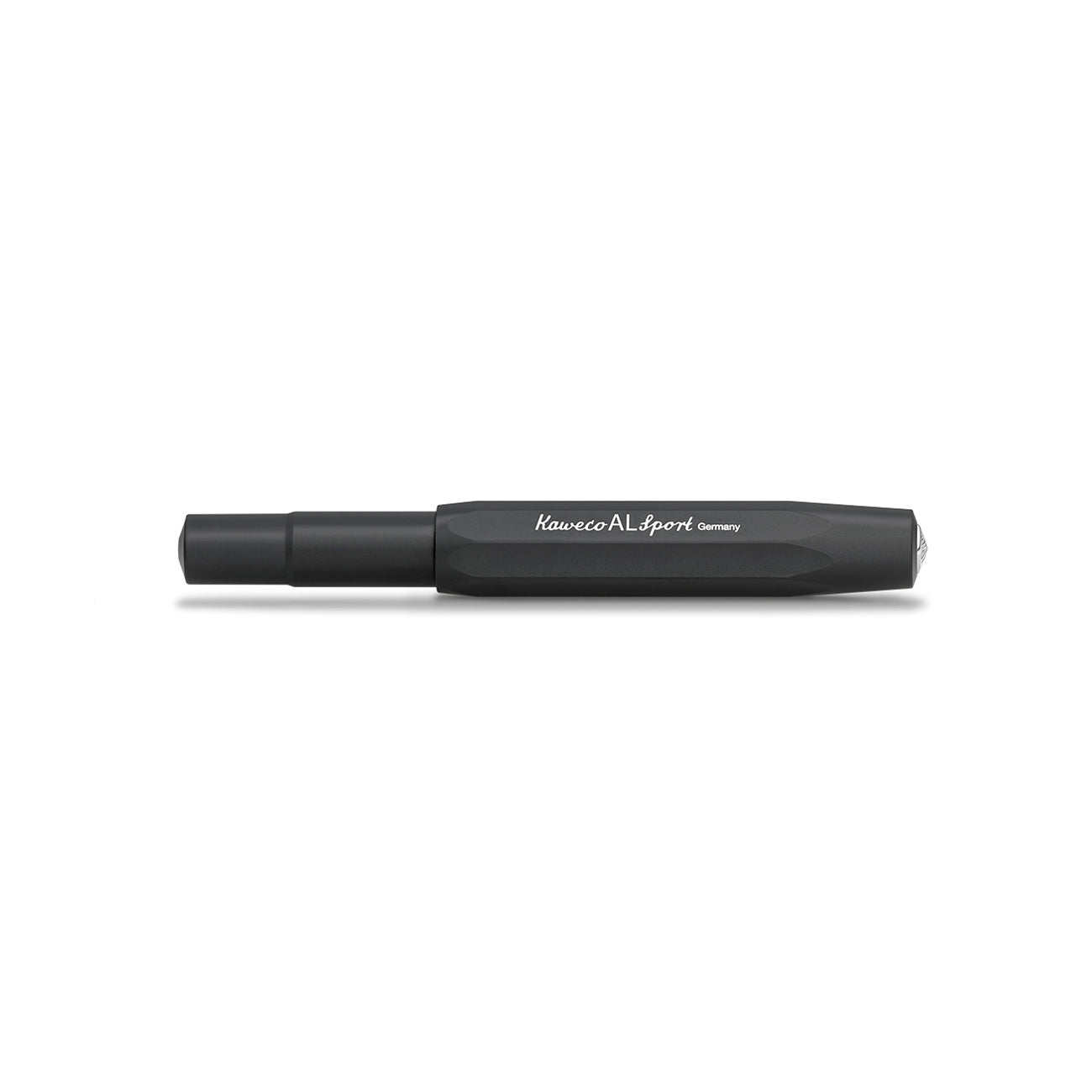 Kaweco AL SPORT Rollerball Pen Zwart│art. 1510713│liggend met gesloten dop