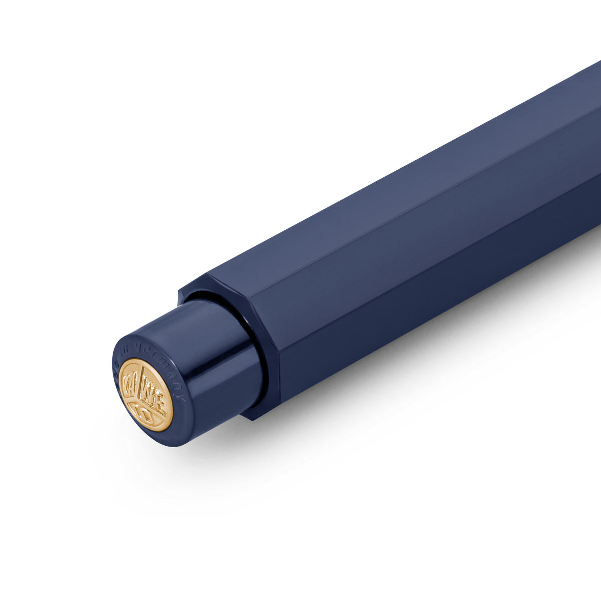 Kaweco CLASSIC SPORT Clutch Vulpotlood Navy│art. 1511736│drukknop met gouden logo