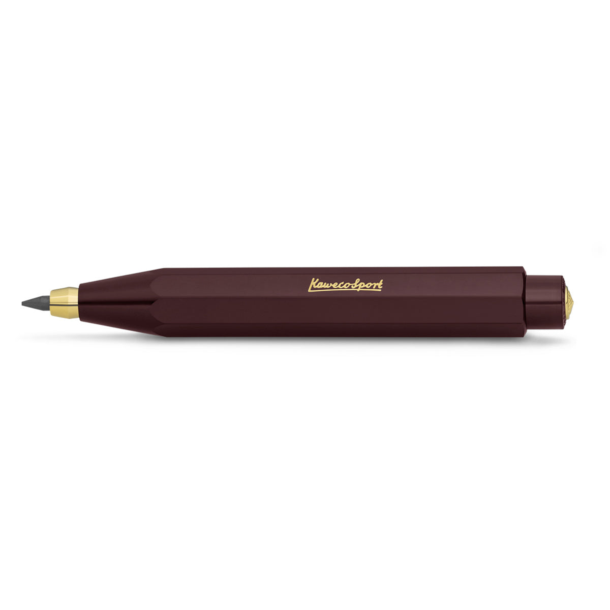 Kaweco CLASSIC SPORT Clutch Vulpotlood Bordeaux│art. 1510500│liggend met schaduw
