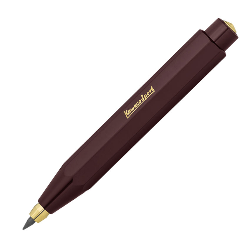 Kaweco CLASSIC SPORT Clutch Vulpotlood Bordeaux│art. 1510500│schuin met schrijfpunt