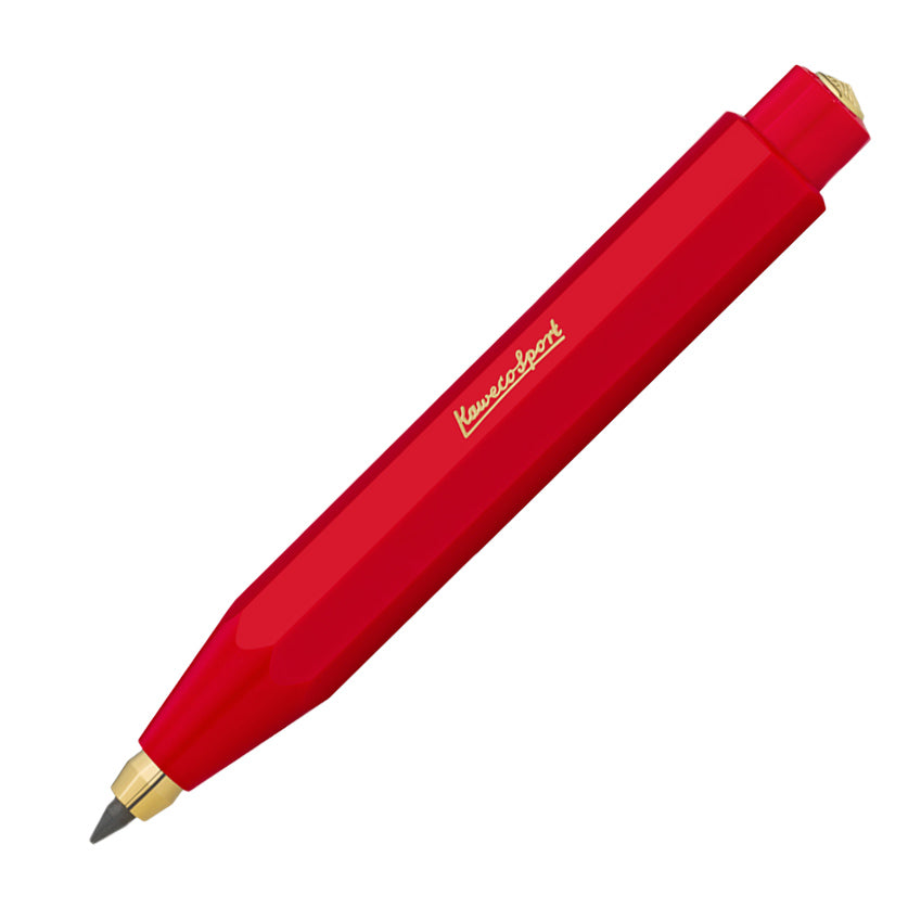 Kaweco CLASIC SPORT Clutch Vulpotlood Rood│art. 1511152│schuin met schrijfpunt