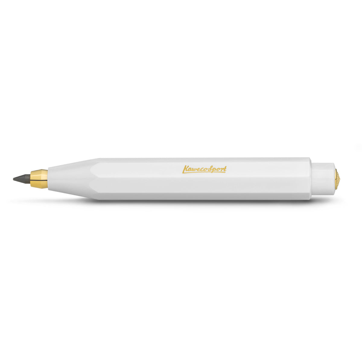 Kaweco CLASSIC SPORT Clutch Vulpotlood Wit│art. 1510041│liggend met schaduw