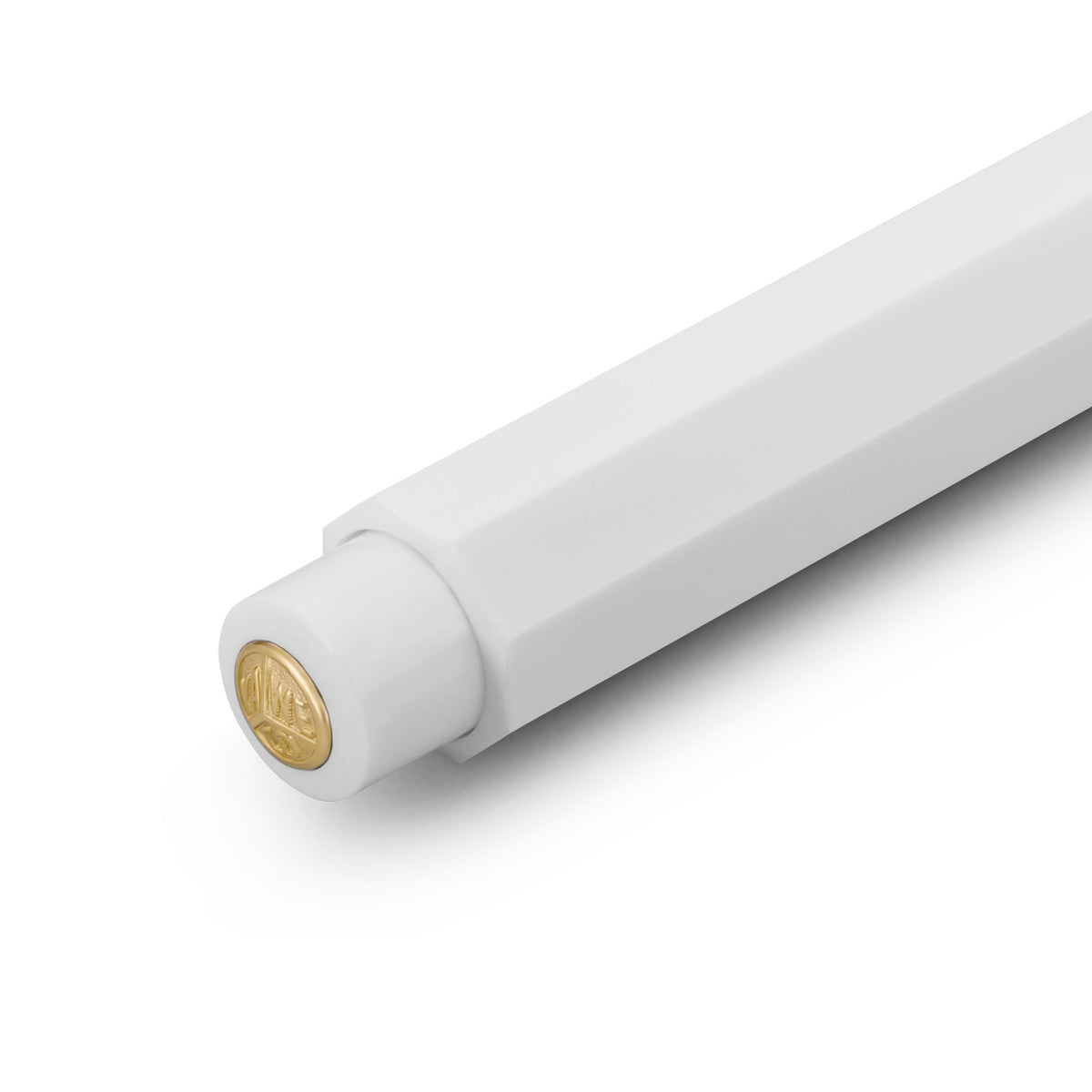 Kaweco CLASSIC SPORT Clutch Vulpotlood Wit│art. 1510041│drukknop met gouden logo