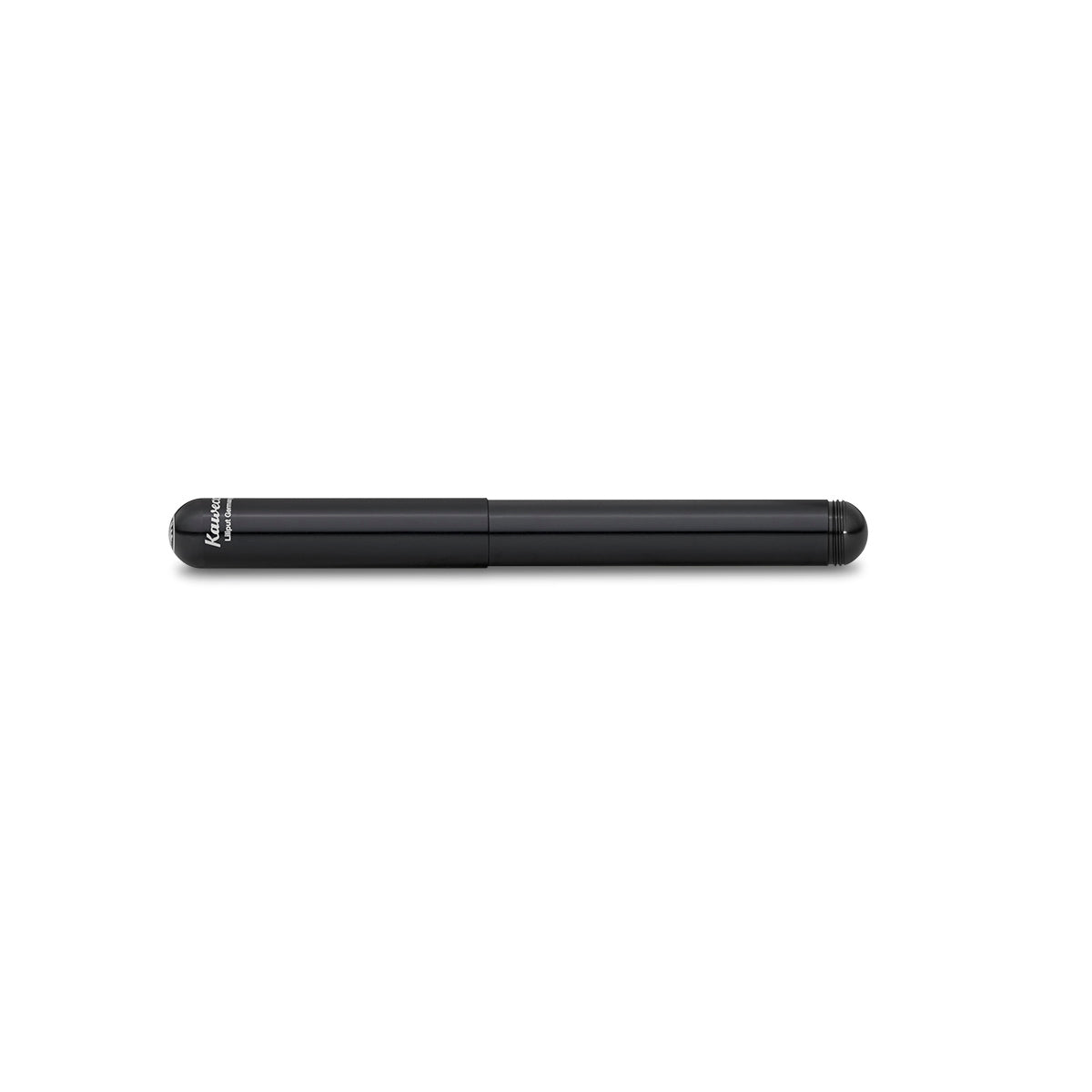 Kaweco LILIPUT Vulpen Zwart aluminium│art. 1510157│liggend met gesloten dop