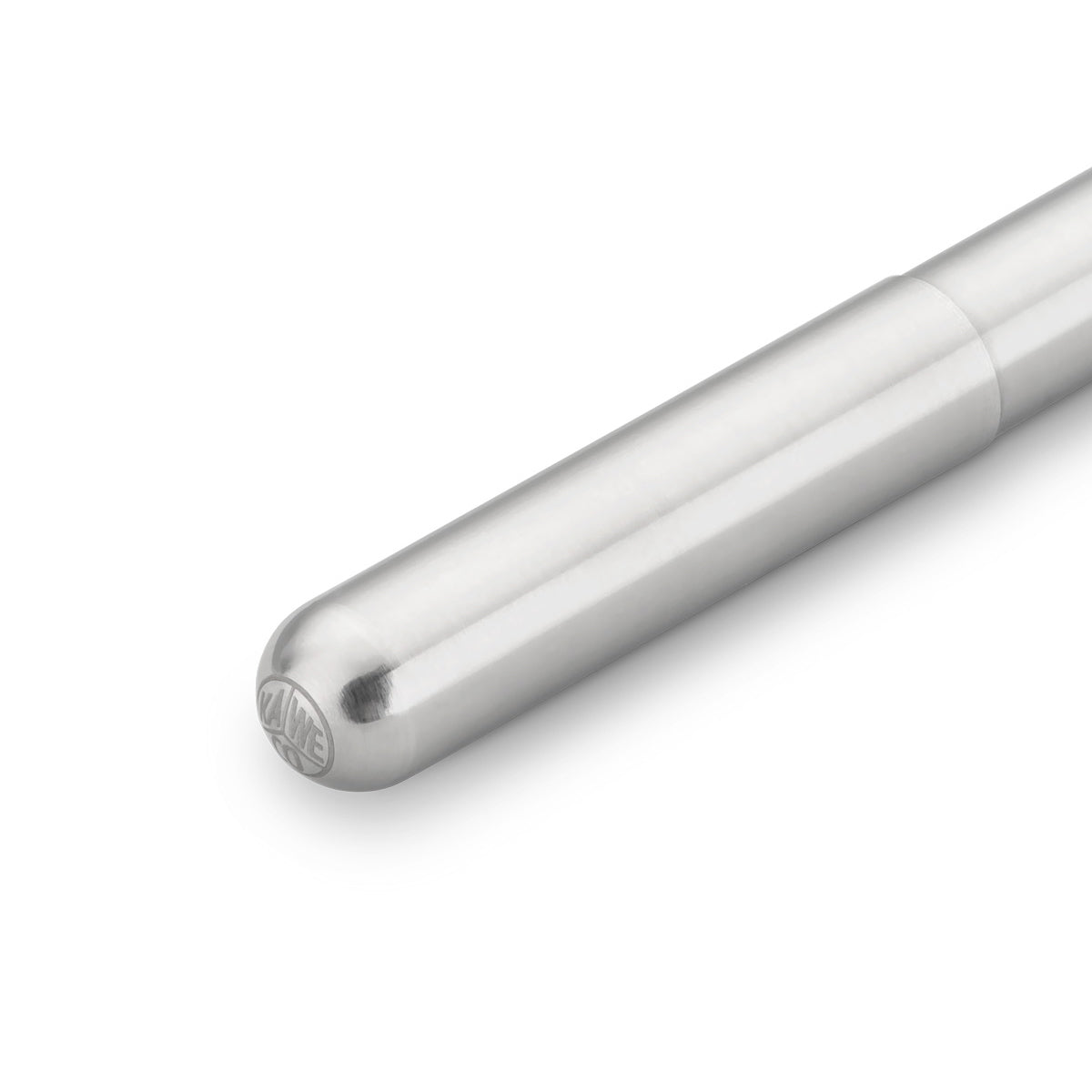 Kaweco LILIPUT Vulpen Zilver│Aluminium│art. 1510152│detail dop met logo