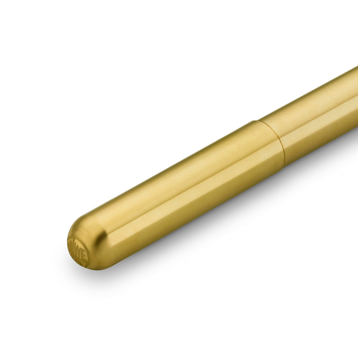 Kaweco Liliput Brass Vulpen│Messing│art. 1510865│detail dop met logo
