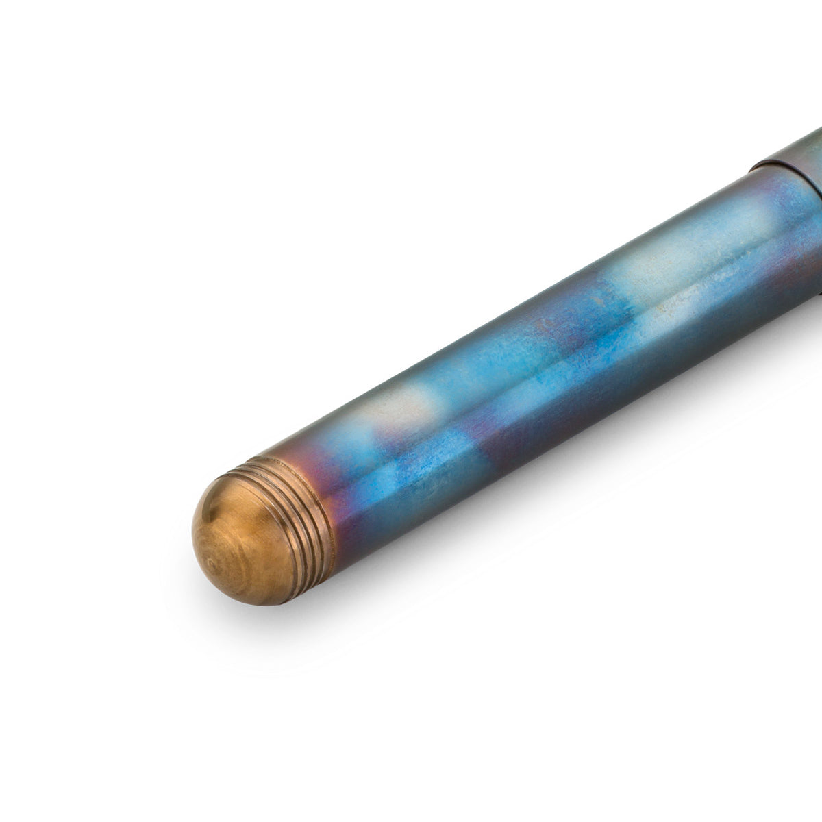 Kaweco Liliput Vulpen Fireblue RVS│art. 510851│detail achterkant