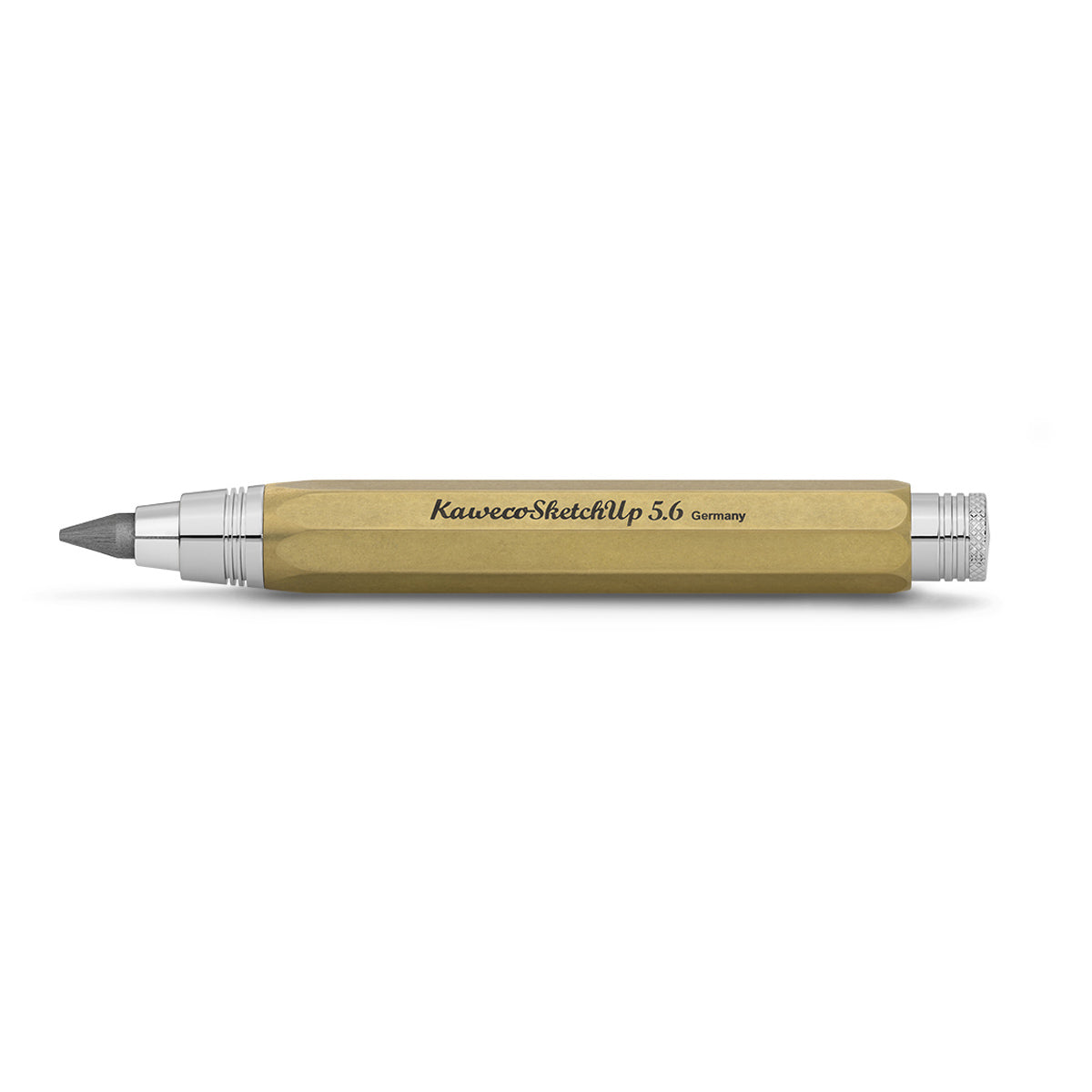 Kaweco Sketch Up Brass Vulpotlood│Messing│art. 1510744│liggend met schaduw