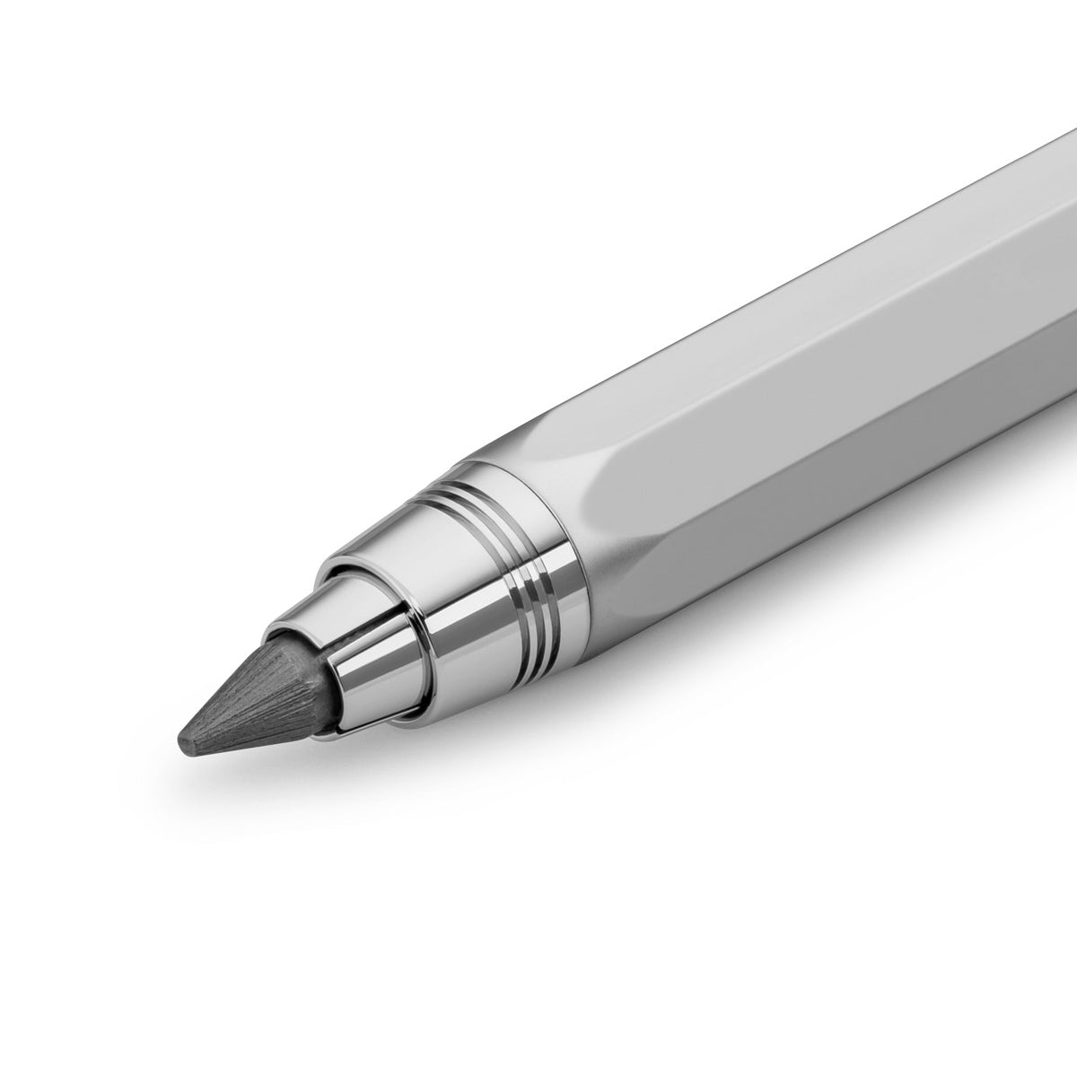 Kaweco Sketch Up Vulpotlood Satin Chrome│art. 1510745│detail schrijfpunt