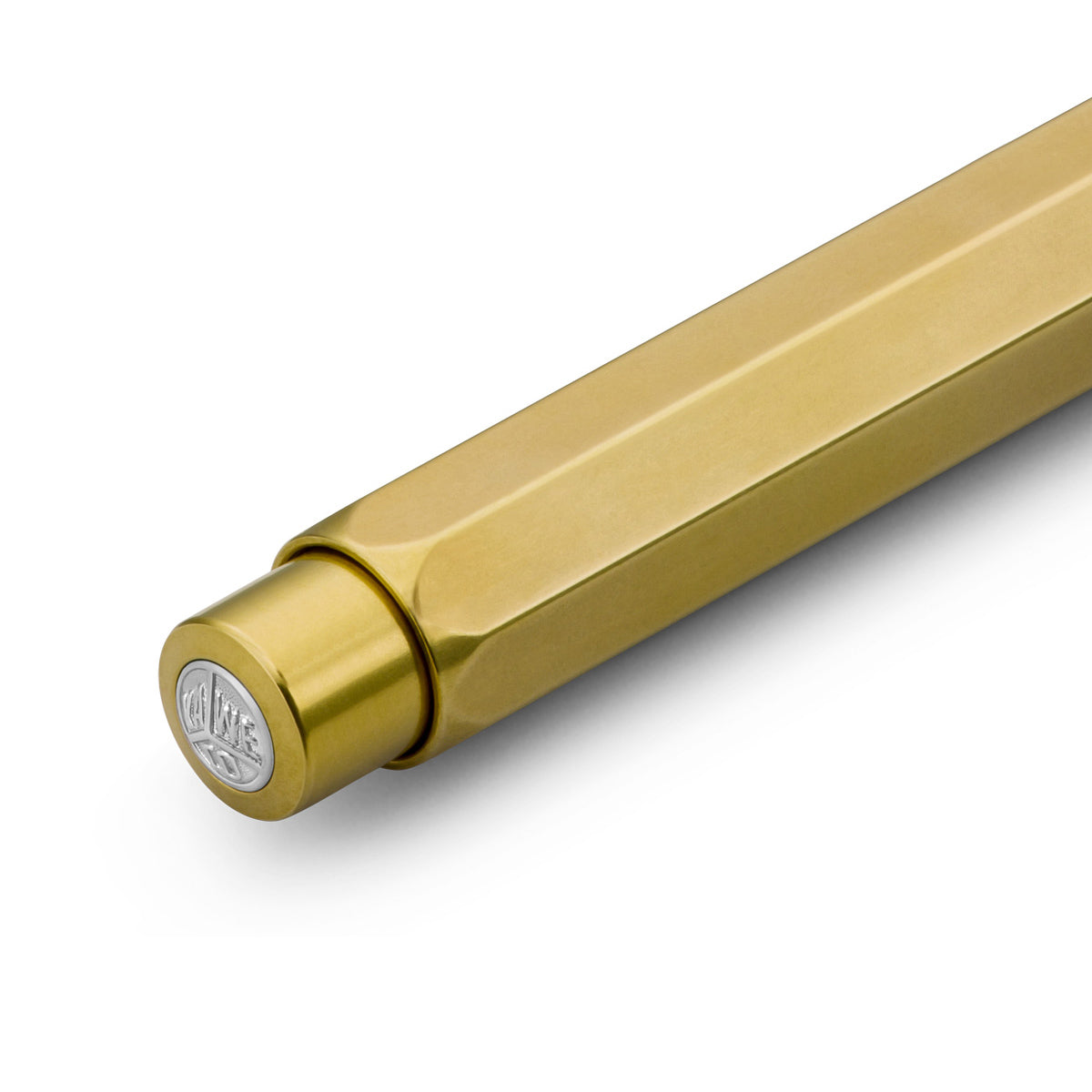 Kaweco Sport Brass Vulpotlood│Messing│art. 1510923│detail drukknop