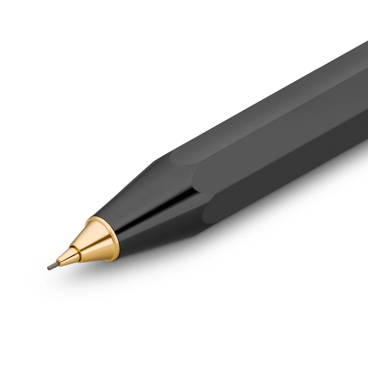 Kaweco CLASSIC SPORT Vulpotlood Zwart│art. 1510050│detail schrijfpunt
