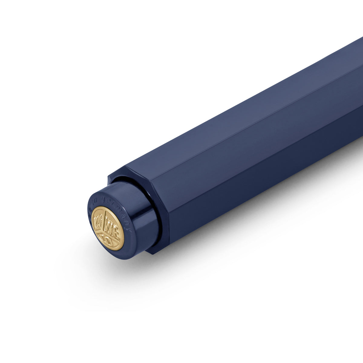 Kaweco Classic Sport Balpen Navy│Ballpoint│art. 1511743│gouden logo op drukknop