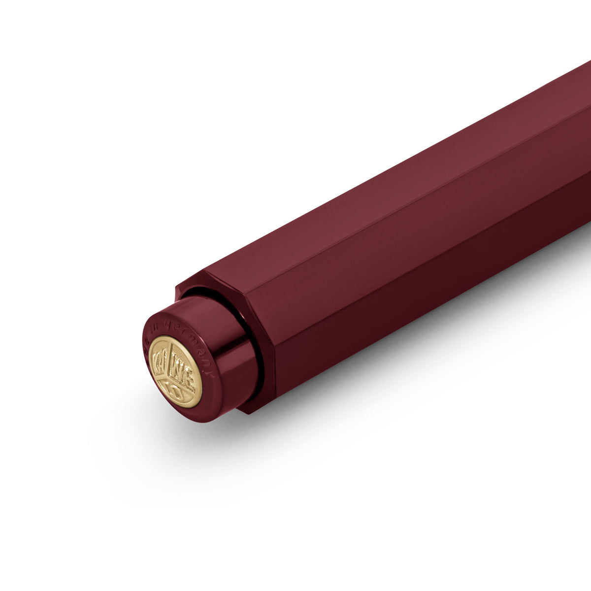 Kaweco Classic Sport Balpen Bordeaux│Ballpoint│art. 1510492│gouden logo op drukknop