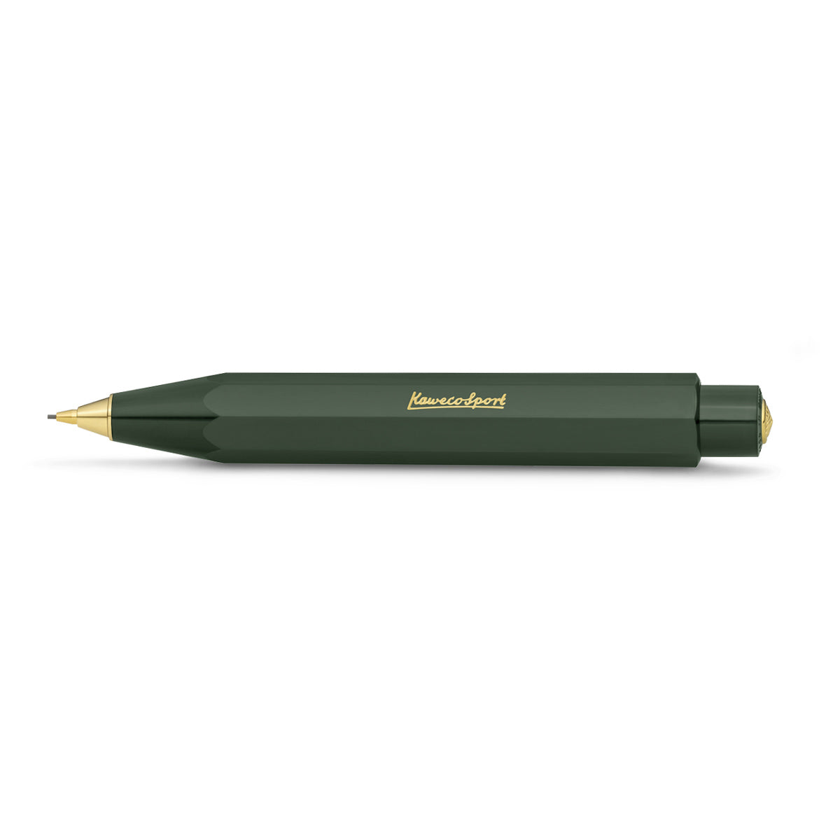 Kaweco CLASSIC SPORT Vulpotlood Groen│art. 1510499│Liggend met schaduw