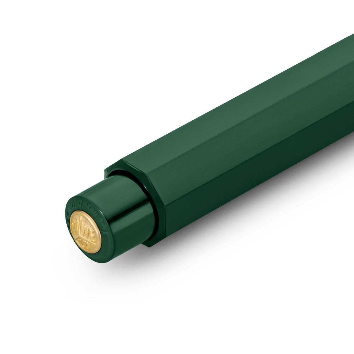 Kaweco CLASSIC SPORT Vulpotlood Groen│art. 1510499│drukknop met gouden logo