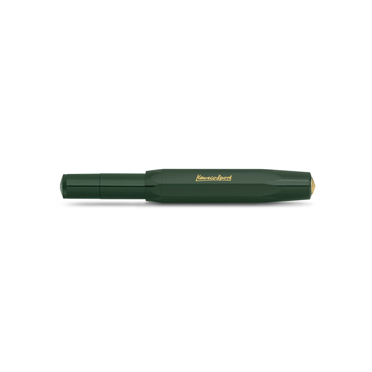 Kaweco CLASSIC SPORT Rollerball Groen│art. 1510497│liggend met gesloten dop