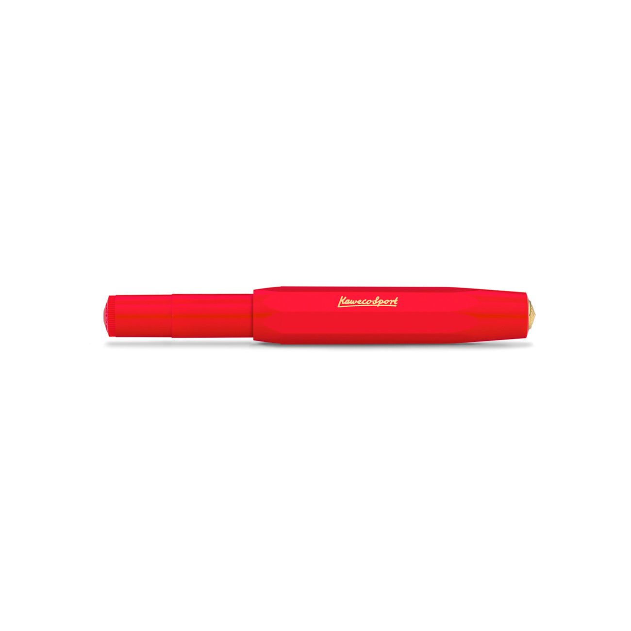 Kaweco CLASSIC SPORT Rollerball Rood│art. 1511150│liggend met gesloten dop