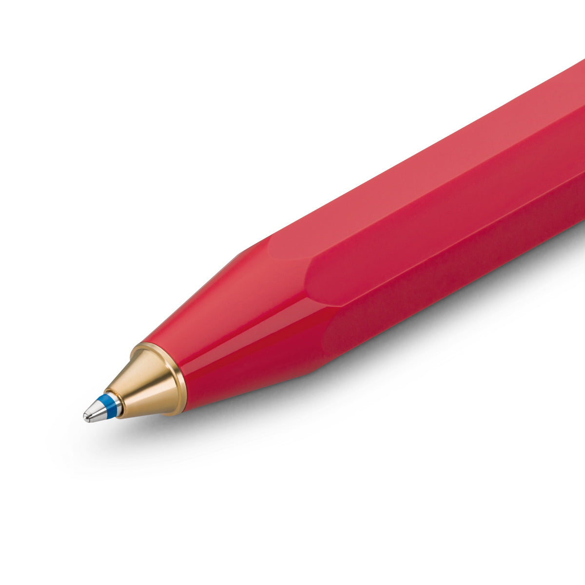 Kaweco Classic Sport Balpen Rood│Ballpoint│art. 1511151│schrijfpunt met gouden houder