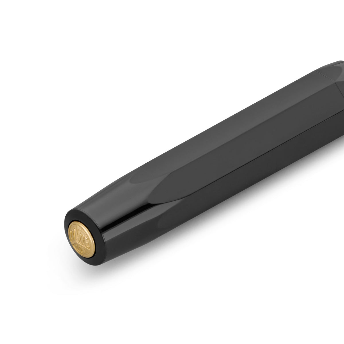 Kaweco Classic Sport VulpenZwart│art. 1510000│detail dop met gouden logo