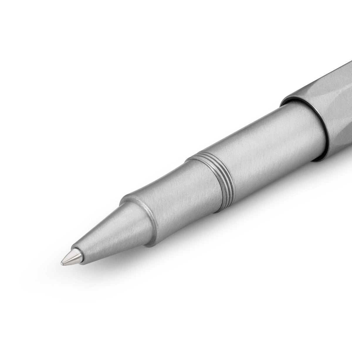 Kaweco Steel Sport Roller Ball│RVS│art. 1511403│detail penpunt