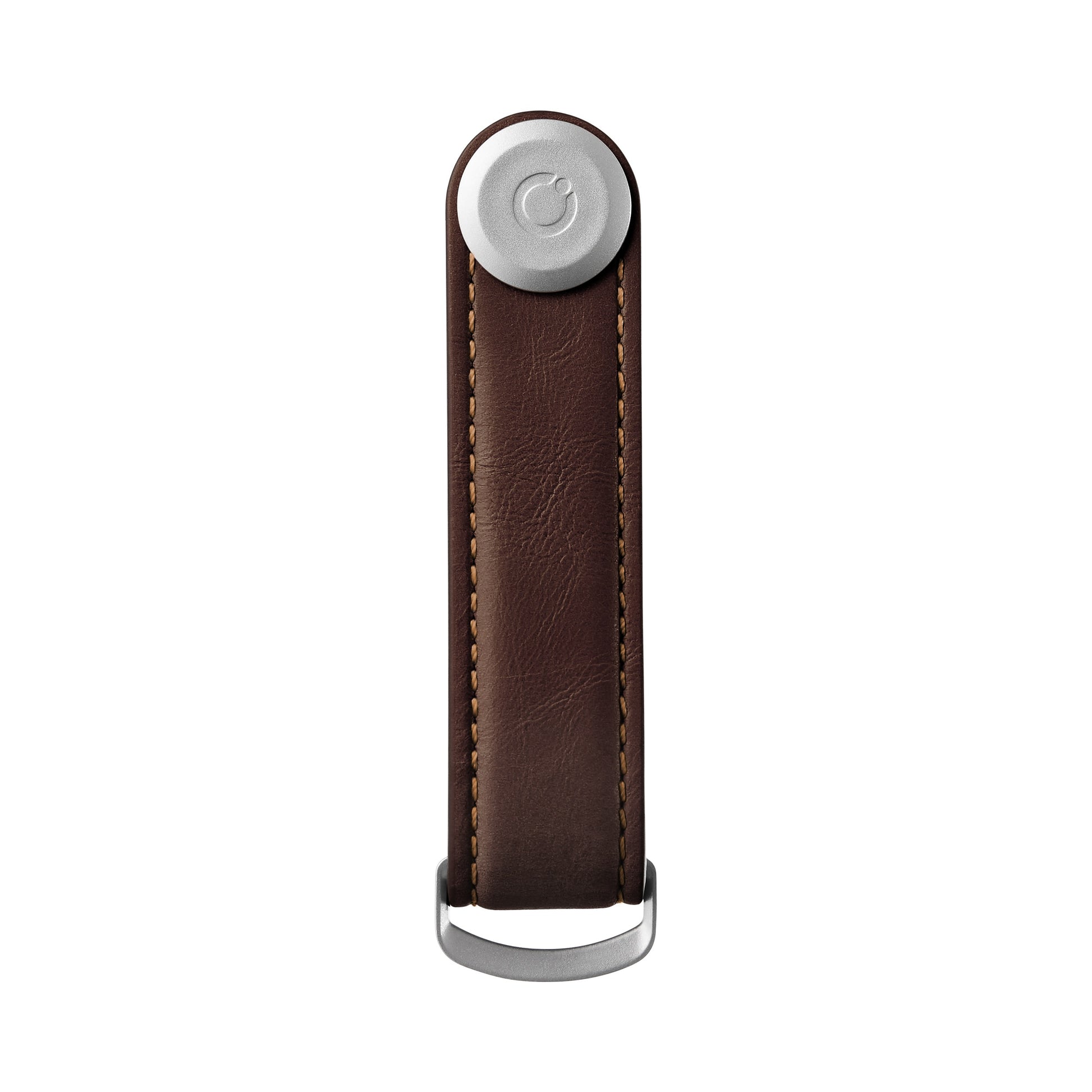 Key Organizer Orbitkey│Premium Leather Espresso Brown│art. LTHO-2-ESBR│sleutelhanger leer voorkant zonder sleutels