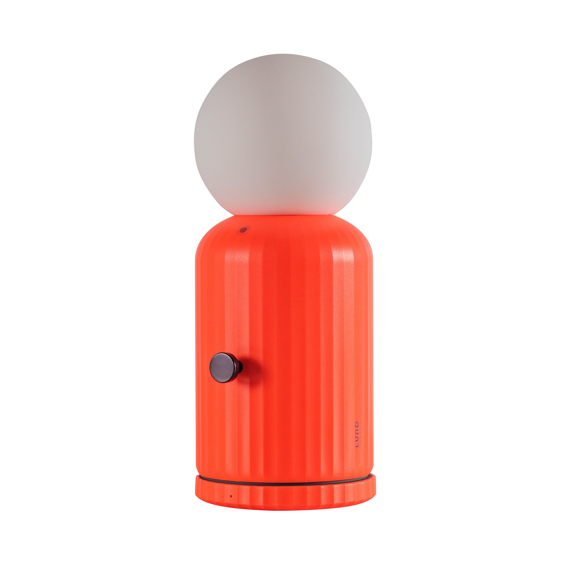 Skittle Oplaadbare Lamp Coral│Lund London│Draadloos│foto witte achtergrond voorkant schuin