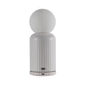 Original Lamp Wit│Lund London│Oplaadbare Tafellamp│art. 7478│vooraanzicht met UAB-poort aan voorzijde