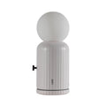 Original Lamp Wit│Lund London│Oplaadbare Tafellamp│art. 7478│vooraanzicht met draaiknop aan zijkant