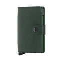 Secrid Miniwallet Original│art. M-GREEN│Pasjeshouder en Portemonnee│voorkant met witte achtergrond