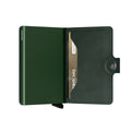Secrid Miniwallet Original│art. M-GREEN│Pasjeshouder en Portemonnee│half open