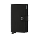Secrid Miniwallet Crisple│art. MC-BLACK│Pasjeshouder en Portemonnee│voorkant met witte achtergrond
