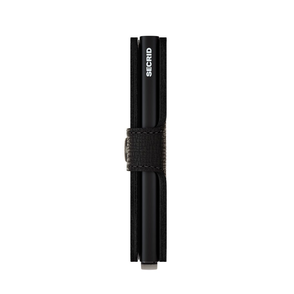 Secrid Miniwallet Crisple│art. MC-BLACK│Pasjeshouder en Portemonnee│zijkant