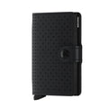 Secrid Miniwallet Perforated│pasjeshouder│art. MPF-BLACK│voorkant met witte achtergrond