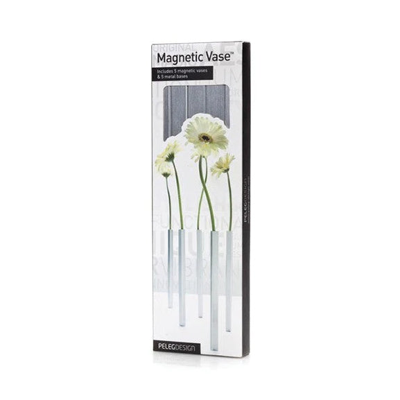 Magnetische Vaas Aluminium set van 5│art. PE543│verpakking