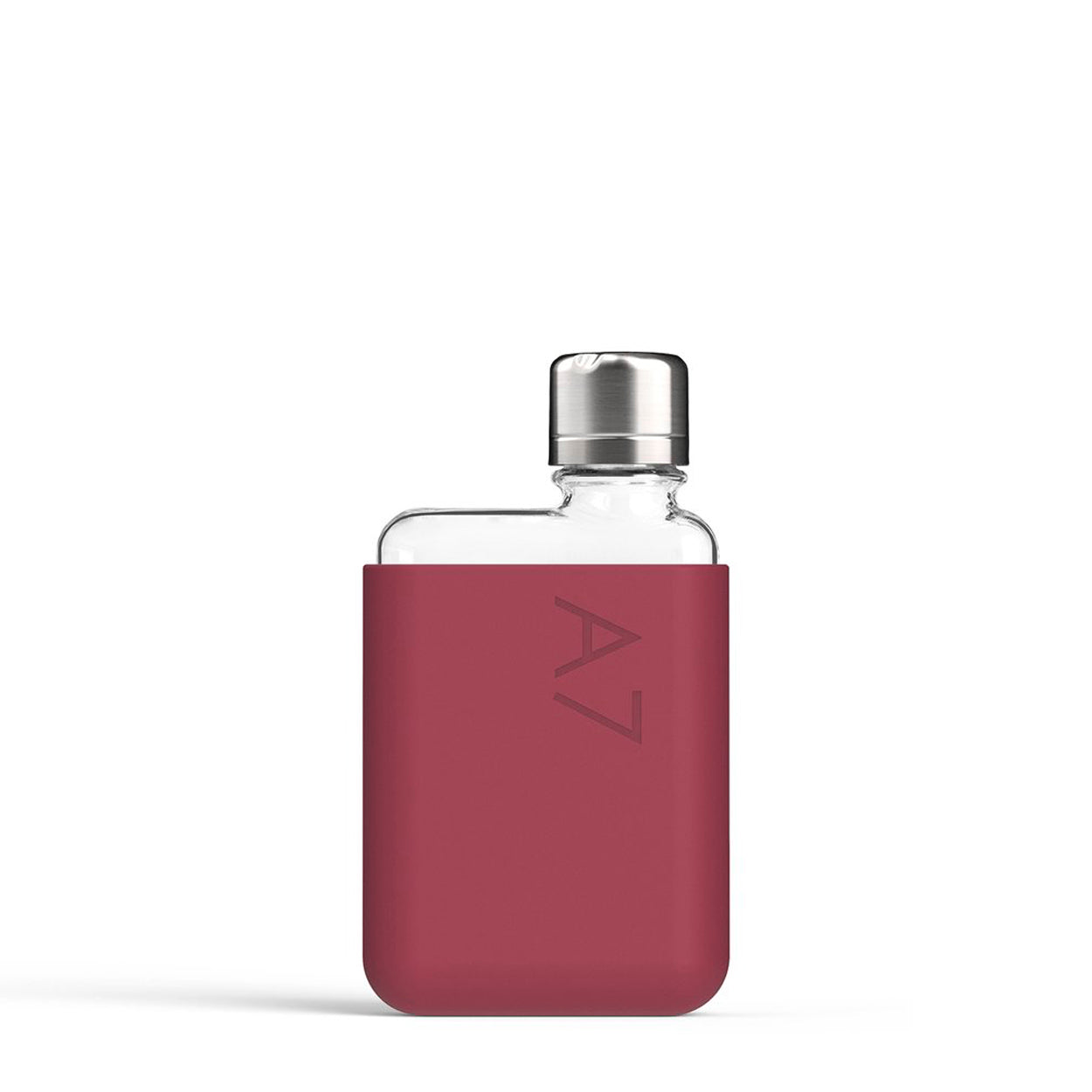 Memobottle Silicone Sleeve A7│Wild Plum│Drinkfles│foto voorkant met fles