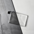 Memobottle A5│Platte Waterfles 750 ml│art. M002R│liggend op leisteen