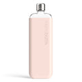 Memobottle Silicone Sleeve Slim Pale Coral│Drinkfles│foto voorkant met fles