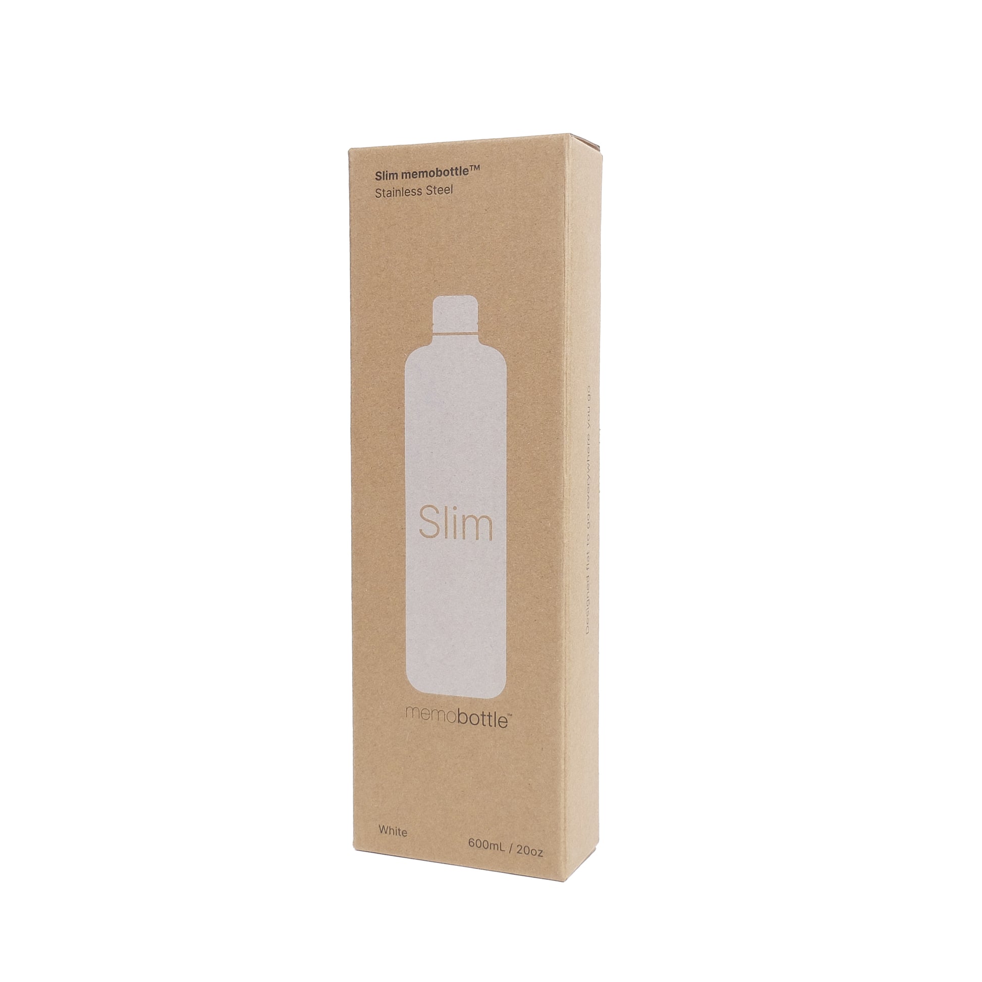 Memobottle Stainless Steel Slim│Drinkfles│foto verpakking