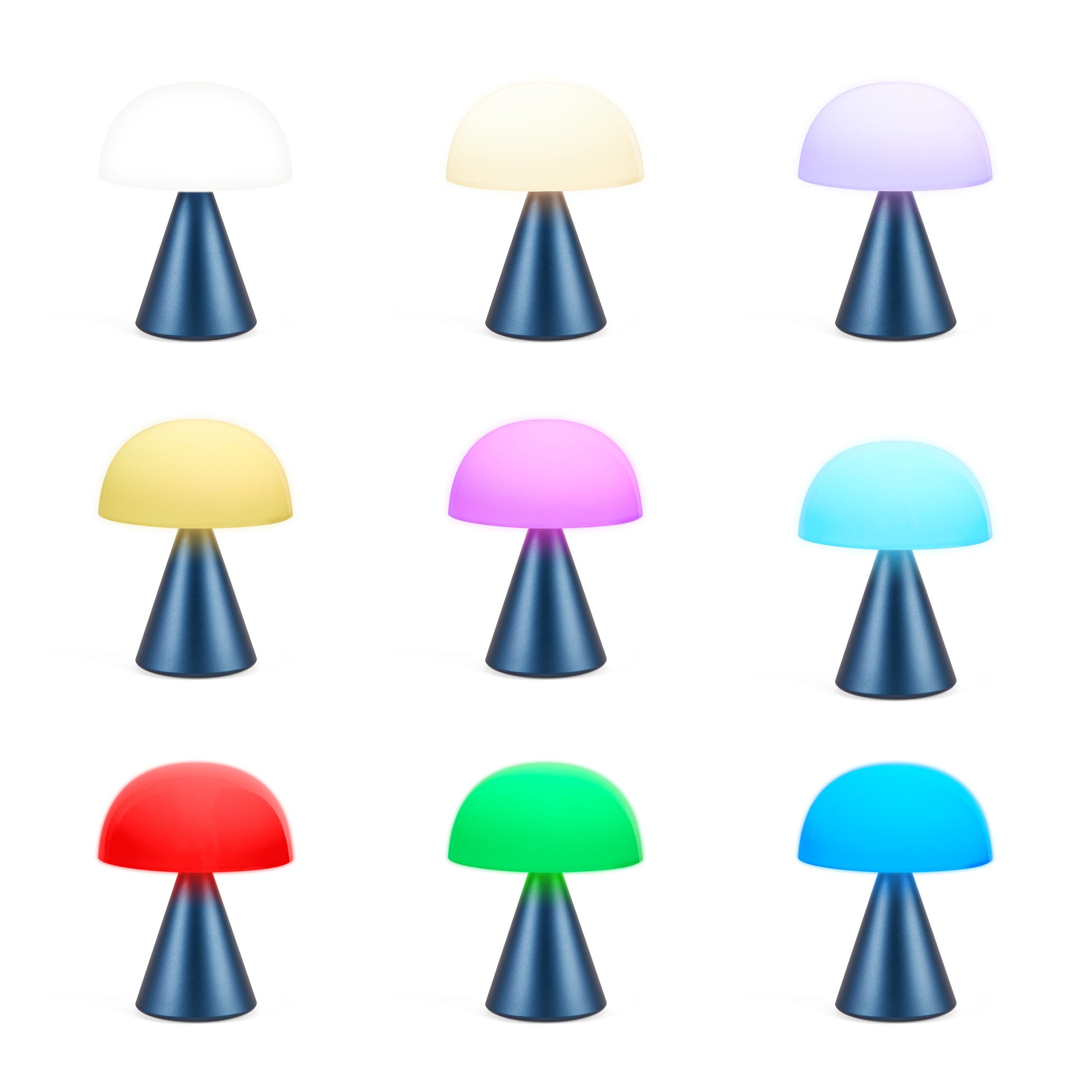 Lexon Mina large Oplaadbare Tafellamp Donkerblauw│LH65MDB│overzicht alle kleuren