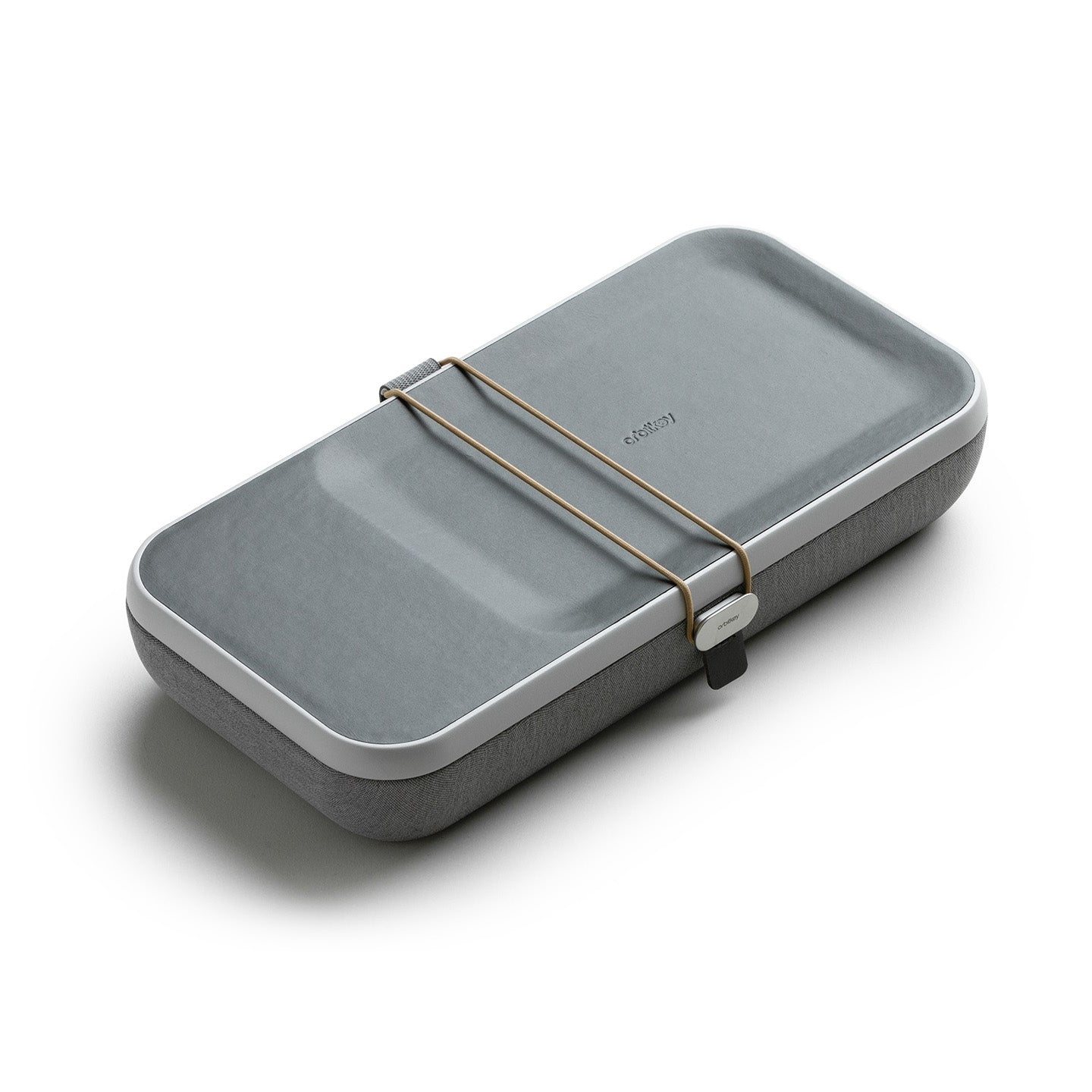 Orbitkey Nest Portable Organizer│Ash Grey│foto gesloten schuin