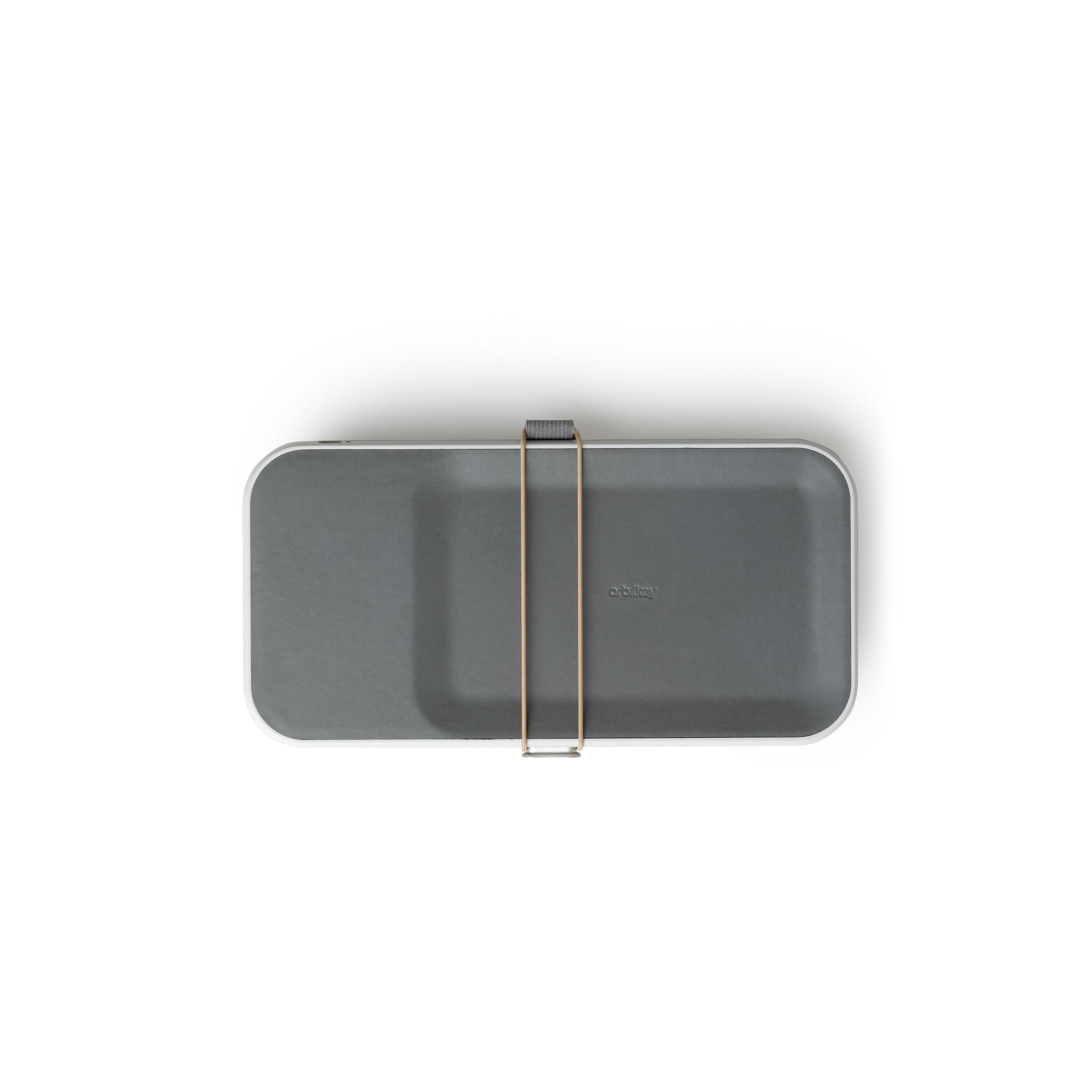 Orbitkey Nest Portable Organizer│Ash Grey│foto bovenkant gesloten