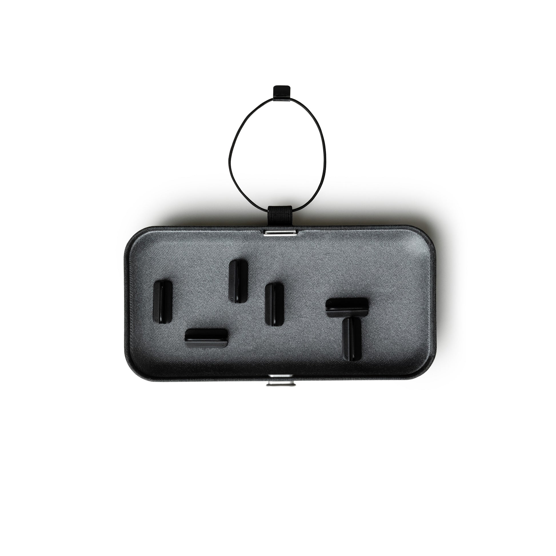 Orbitkey Nest Portable Organizer│Black│foto binnenzijde met dividers