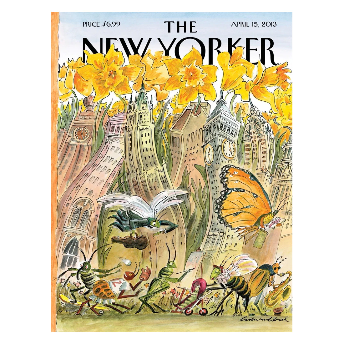 Puzzel Blossom Time│the New Yorker│art. NPZNY2252│originele afbeelding tijdschrift