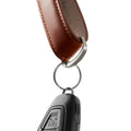 Key Organizer Orbitkey│Premium Leather Cognac Tan│art. LTHO-2-CGTN│sleutelhanger leer met autosleutels aan D-ring