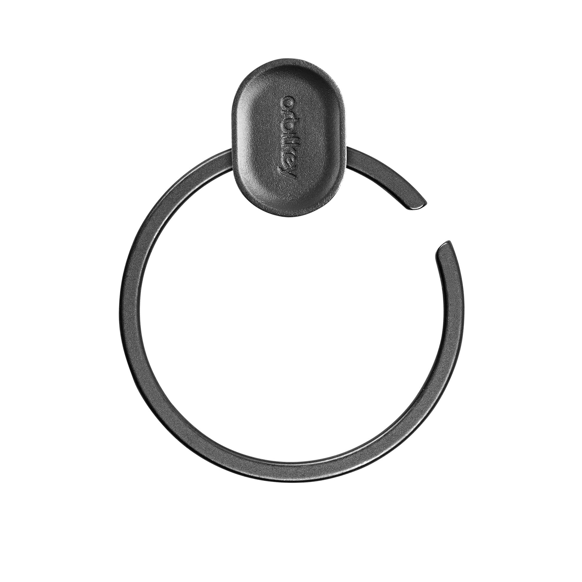 Orbitkey Ring V2 Black│Sleutelhanger Zwart│PRN2-BLK-102│sleutelring geopend zonder sleutels