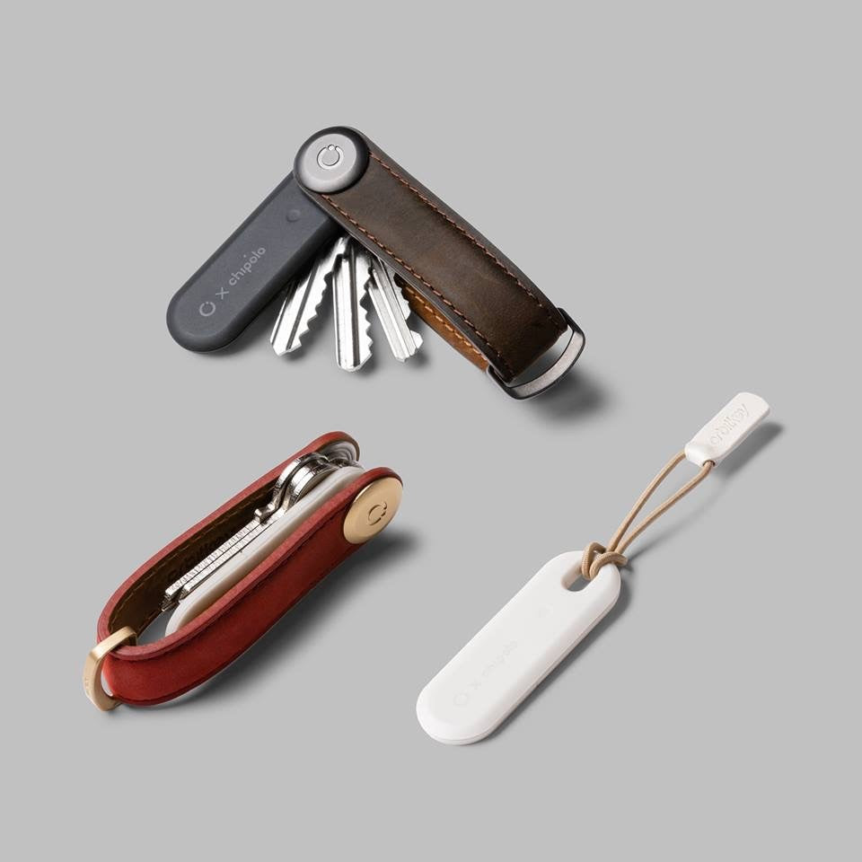 Orbitkey Key Organiser│Chipolo Tracker Zwart│art. BTRO-1-BKBK│in key Organizer