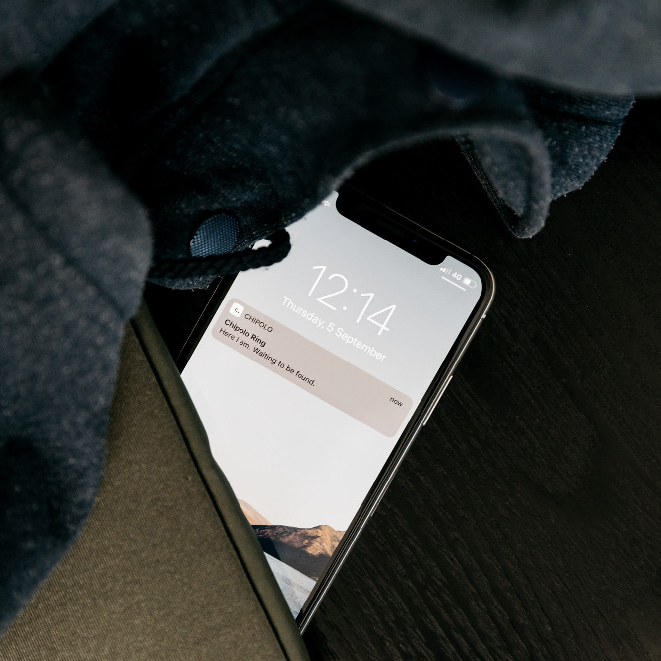 Orbitkey Key Organiser│Chipolo Tracker Zwart│art. BTRO-1-BKBK│app op telefoon